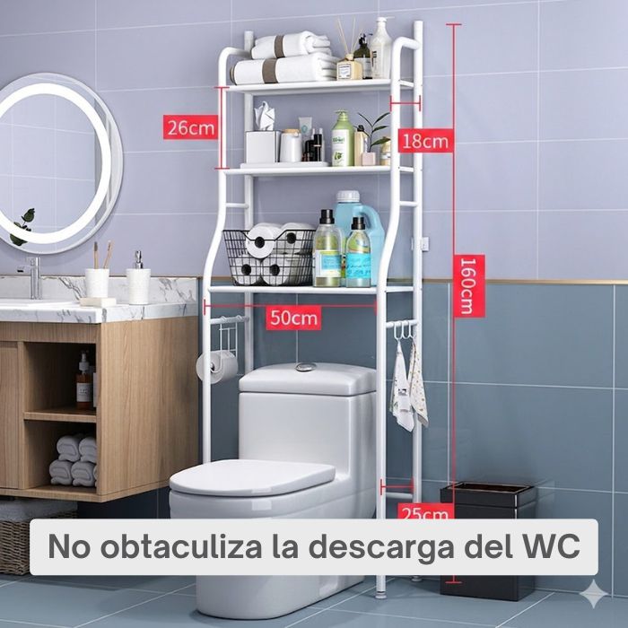 Estante Organizador Baño 3 Niveles - envío GRATIS!!