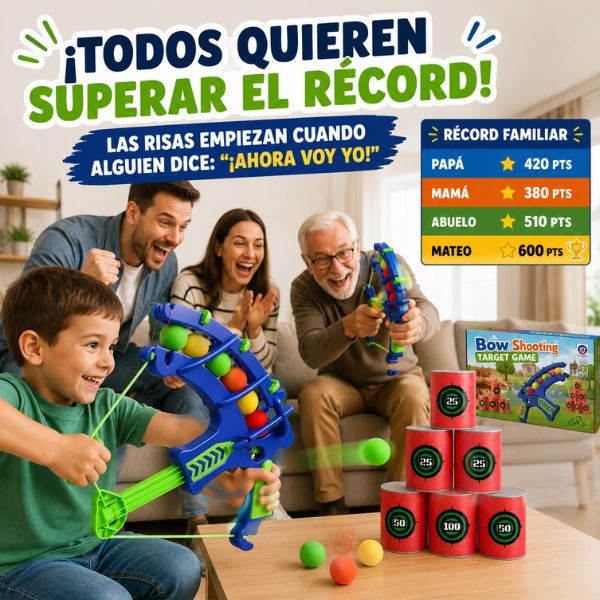 Arco Lanzador de Bolas Tiro al Blanco - ENVIO GRATIS