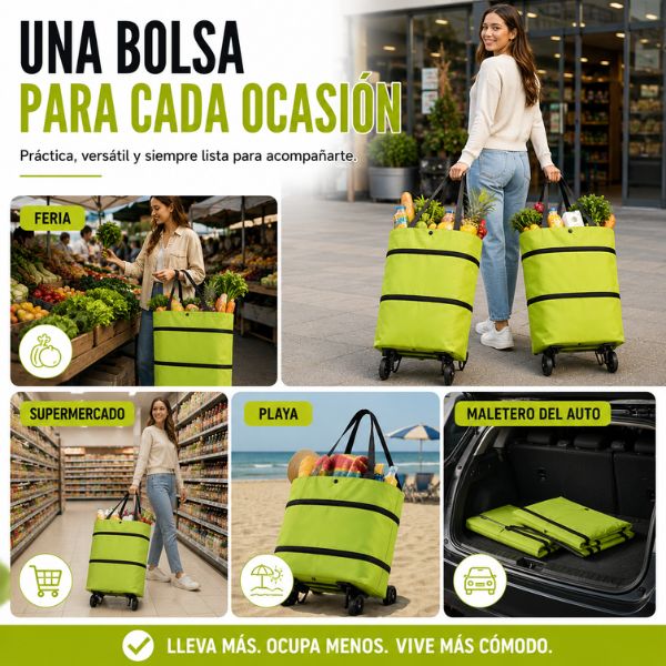 Pack 2 x Maxi Bolsa Plegable - Envio Gratis