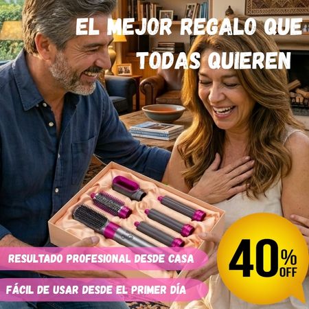 Cepillo 5 en 1: fácil y sin complicaciones