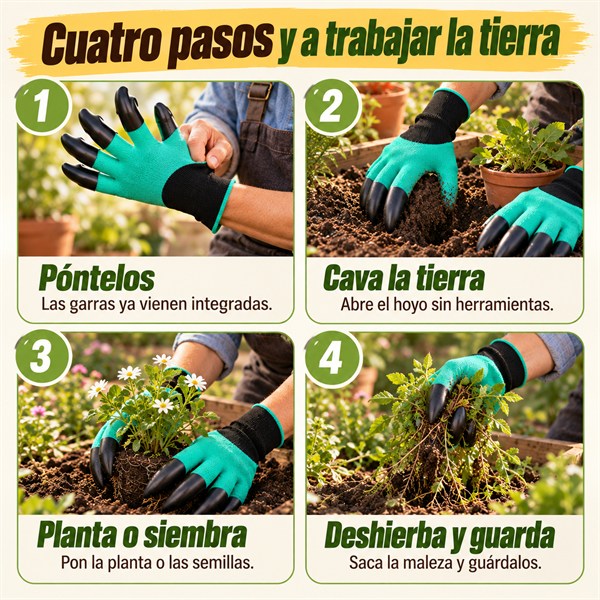 Garra Pro - Trabaja la tierra con tus manos