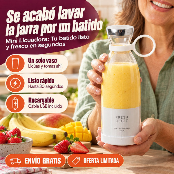 Licuadora Express: Tu batido listo y fresco en segundos