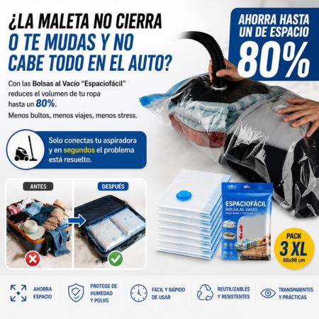Bolsas al vacío — EspacioFácil
