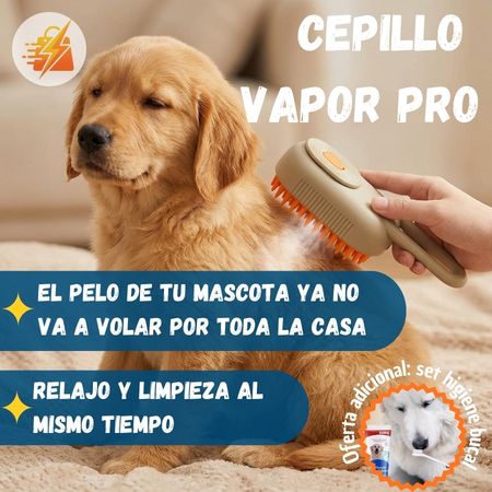 Cepillo a Vapor para Mascota con mango