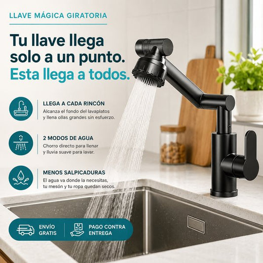 Llave Mágica Giratoria - Negra