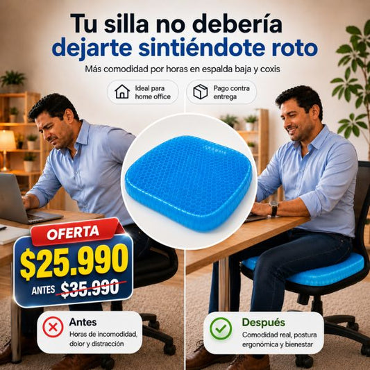 Cojín Gel Antidolor - El mejor cuidado para tu espalda