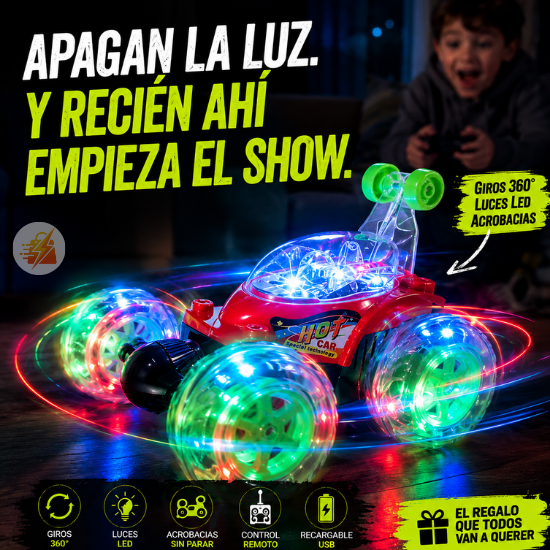 Auto Acrobático LED 360°- el regalo que todos van a querer