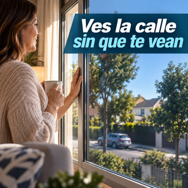 VidrioEspejo - Privacidad de Día, Frescor Real (60cm X 5Mt)
