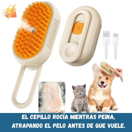 Cepillo a Vapor para Mascota con mango