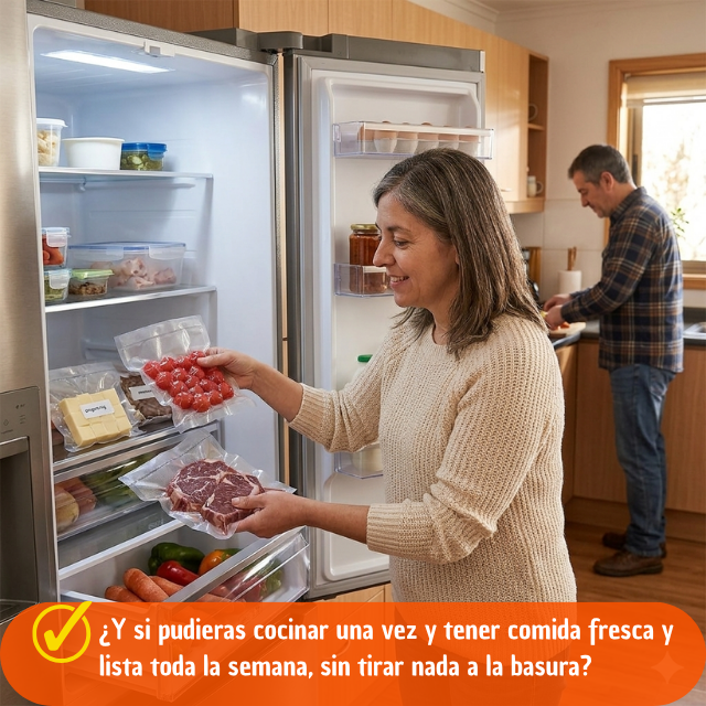 SelloMax: Selladora al Vacío Eléctrica (¡Incluye pack bolsas!)