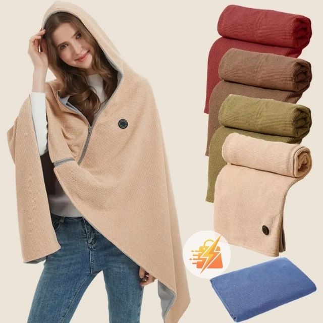 Manta Térmica Eléctrica USB Tipo Poncho