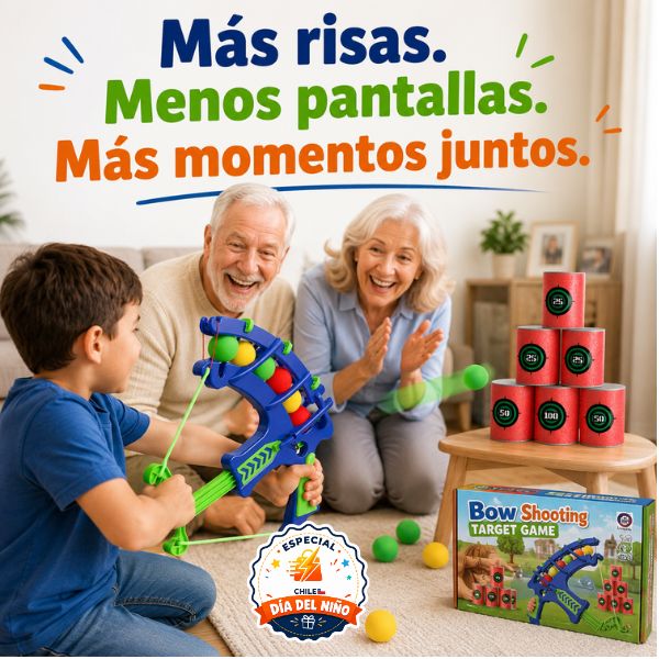 Arco Lanzador de Bolas Tiro al Blanco - ENVIO GRATIS