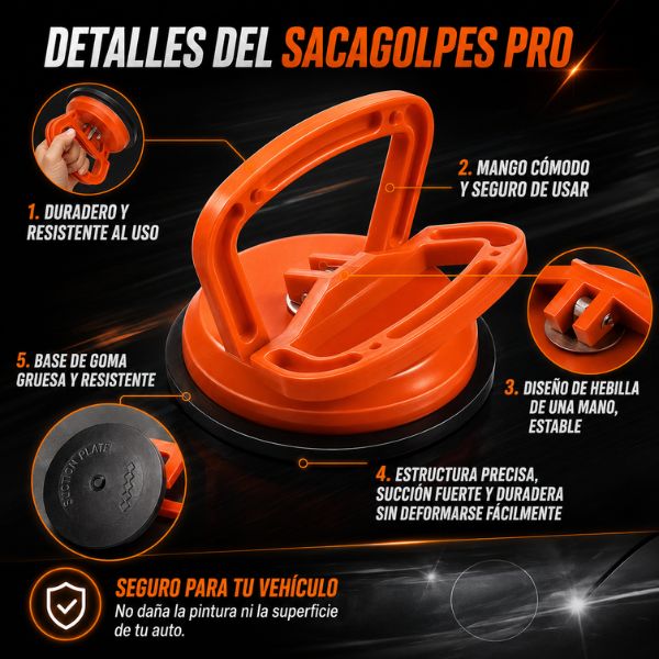 SacaGolpes Pro - Ventosa saca-abolladuras para autos