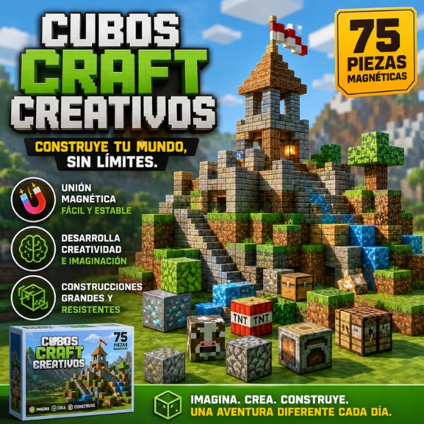 Cubos Craft Creativos 75 Piezas