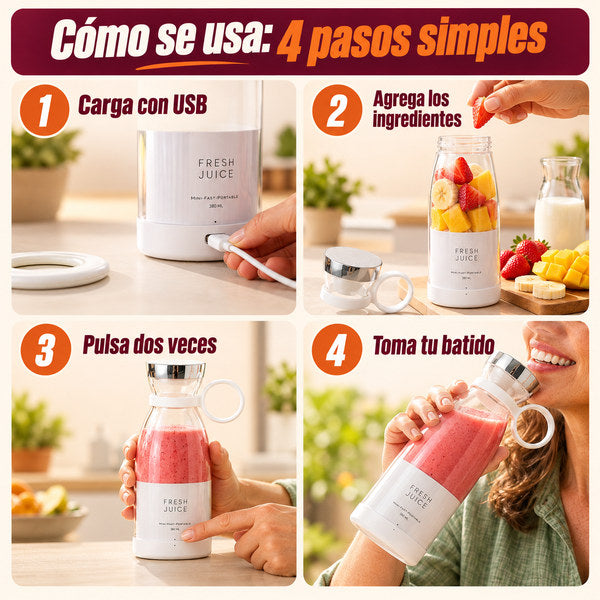 Licuadora Express: Tu batido listo y fresco en segundos
