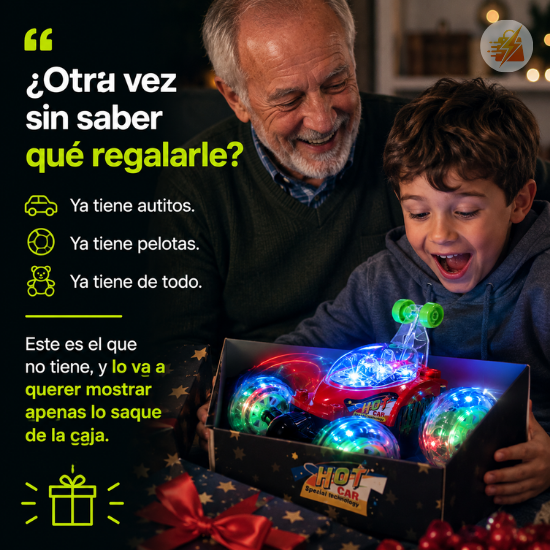 Auto Acrobático LED 360°- el regalo que todos van a querer