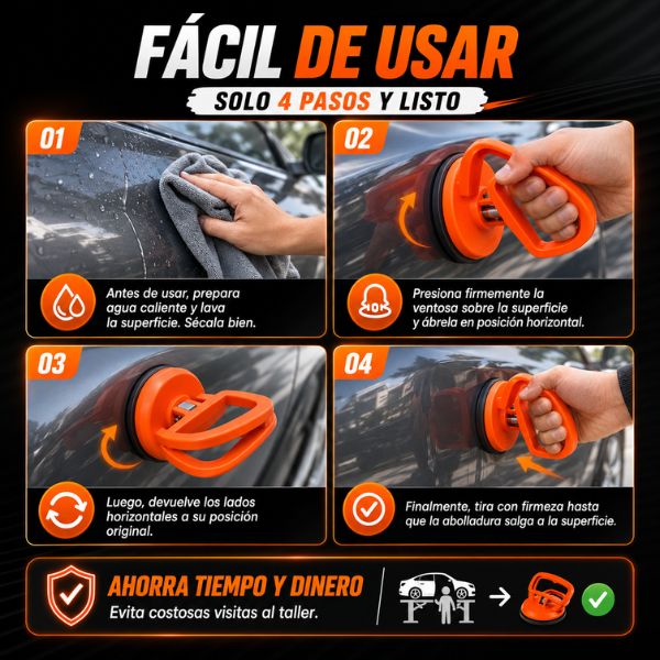 SacaGolpes Pro - Ventosa saca-abolladuras para autos