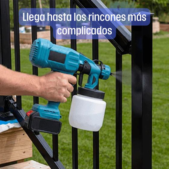 Compresor de Pintura Inalambrico - 2 baterias recargables