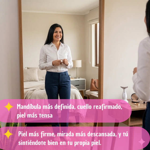 Masajeador Facial LED Antiedad
