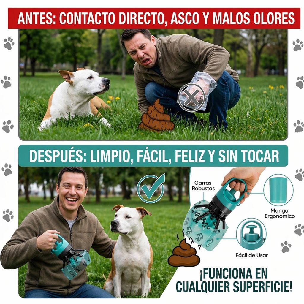 RecoFacil - Recogedor Portátil Excrementos mascotas