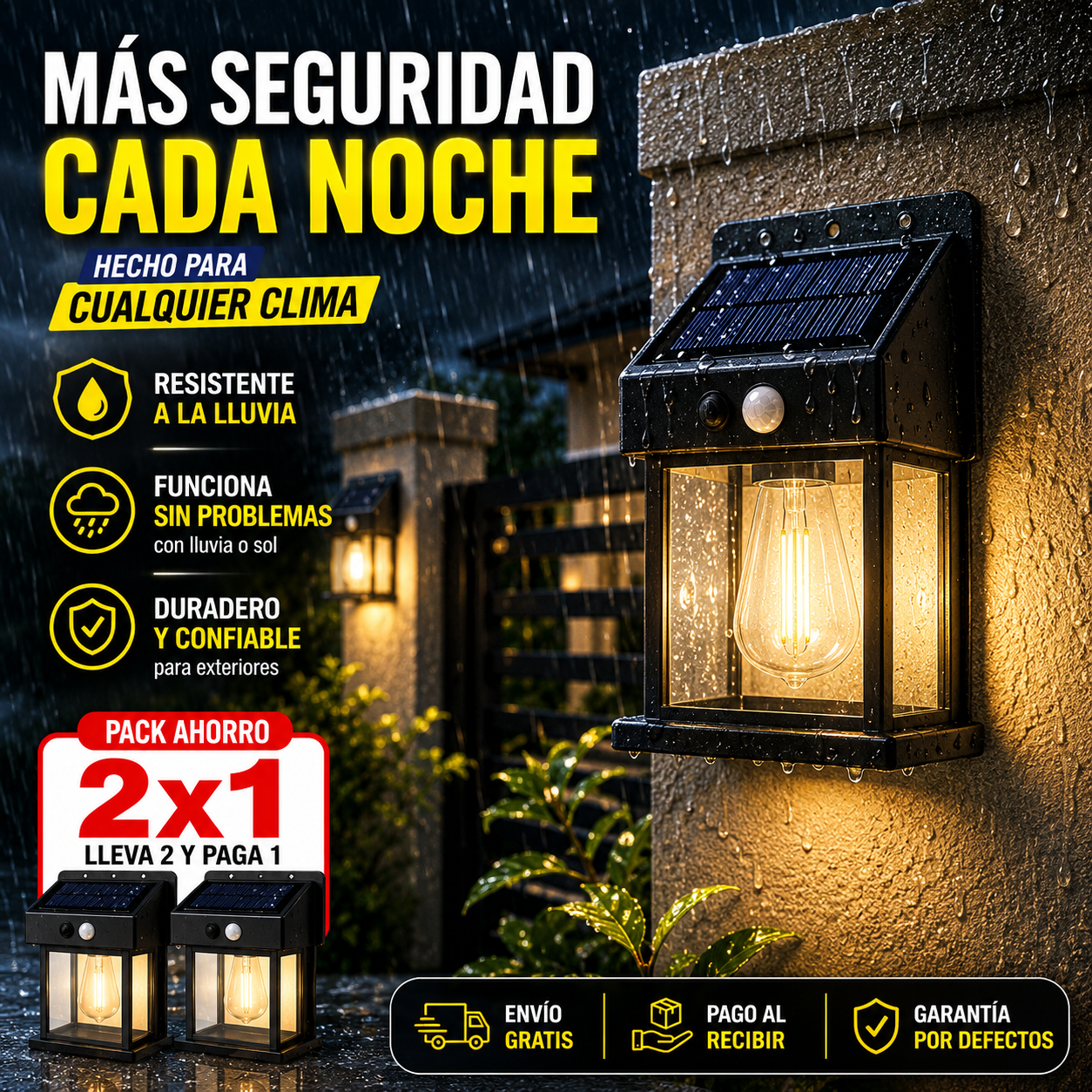 2x1 Farol Solar Seguro