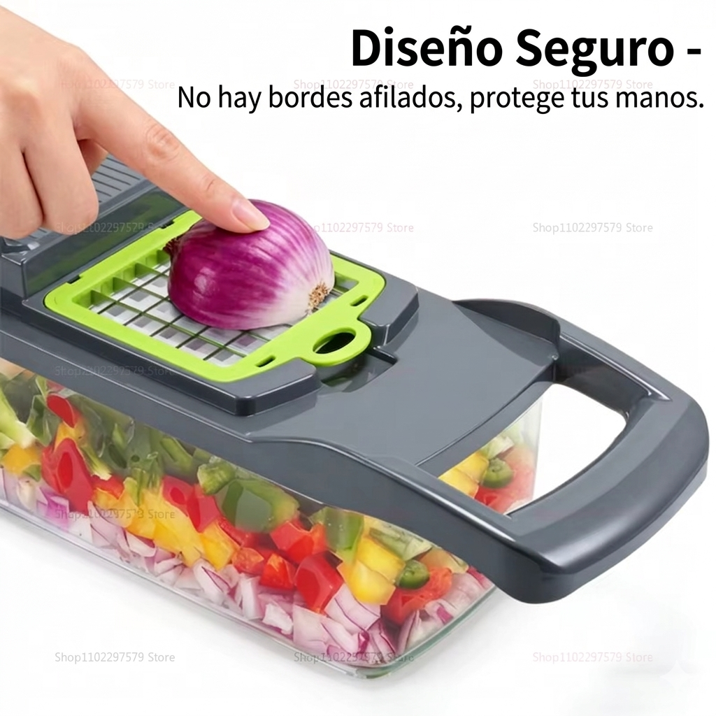 Picador & Mandolina Profesional 15-en-1: Tu Revolución en la Cocina