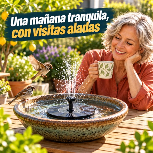 Oasis Solar - Agua que baila con la luz del sol