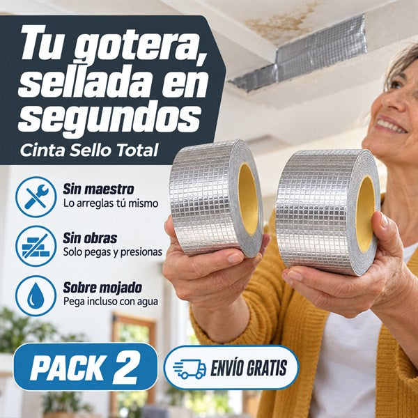 Cinta SelloTotal (Pack 2 unid)- Sella goteras en minutos