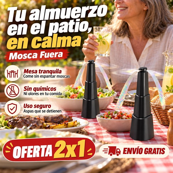 Mosca Fuera - Protege tu mesa sin químicos ni olores