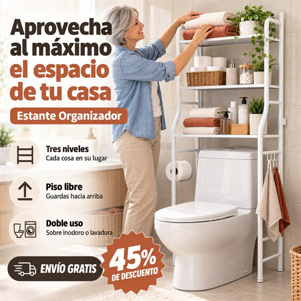 Estante Organizador - Aprovecha al máximo el espacio en tu casa