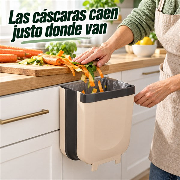 2x1 Basurero Plegable - Se cuelga, se usa y se guarda