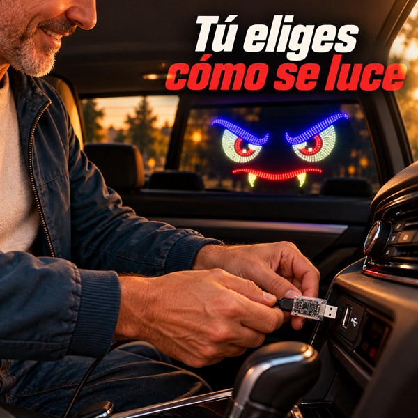 Ojos LED Auto - Estilo en un solo clic