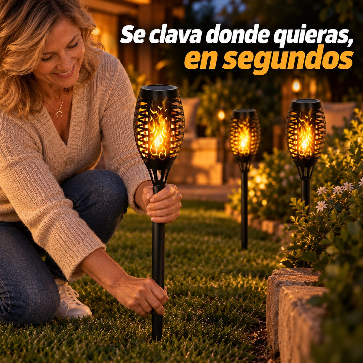 AntorchaSolar- Ilumina tu jardín sin gastar luz