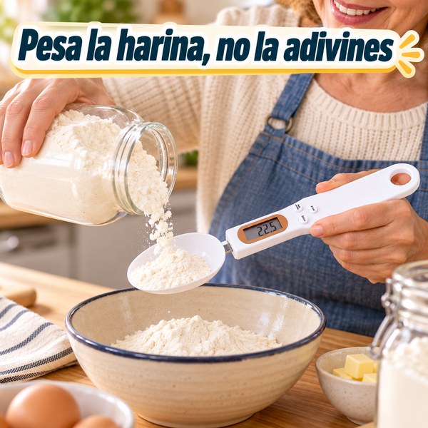 CucharaPesa - Ingredientes exactos en un solo paso