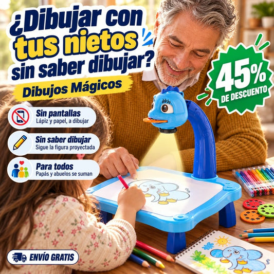 Dibujos Mágicos: proyector de dibujo para pintar sin pantallas