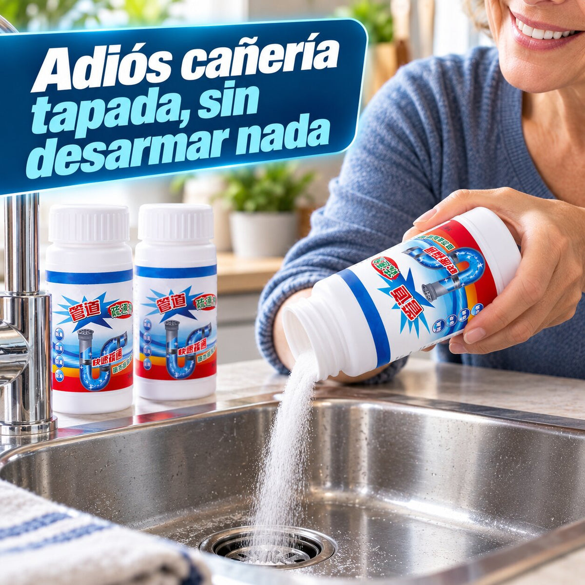 DesagüeExpress - Destapa en minutos 3x 110gr