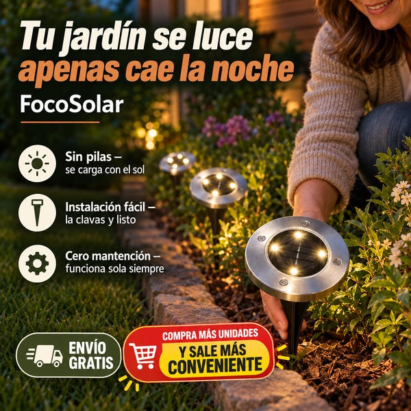 FocoSolar - Ilumina sin gastar en luz