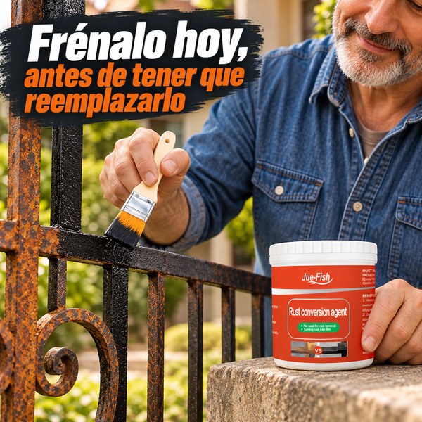 Pintura Anti Oxido - Frena el óxido y renueva el metal