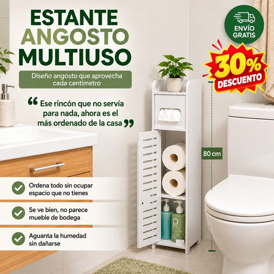 Estante Angosto para pieza y baño- aprovecha cada centímetro