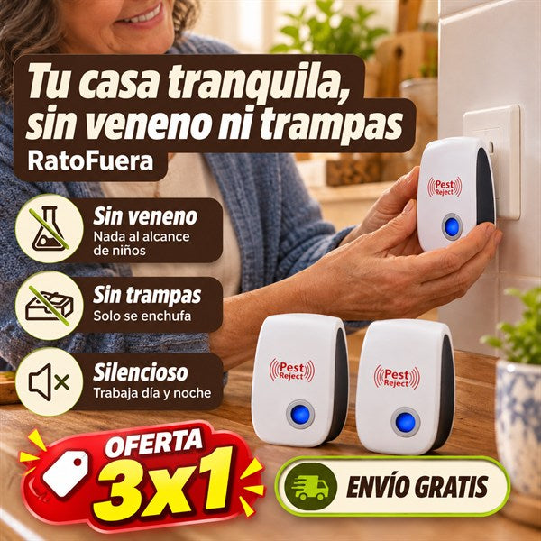 RatoFuera repelente ultrasónico, Portada 1