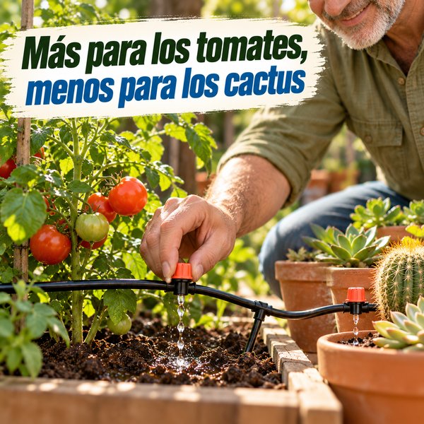 Riego Parejo - Cada Planta Recibe su Agua - 10 Metros