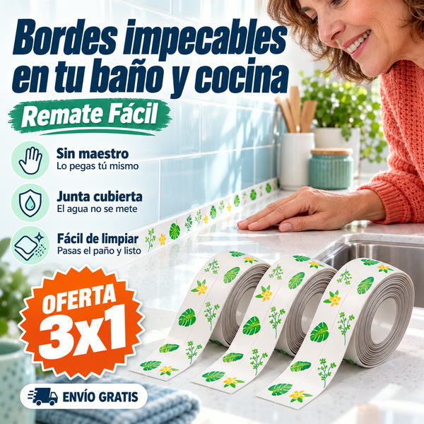 Remate Fácil, cinta selladora decorativa, oferta 3x1